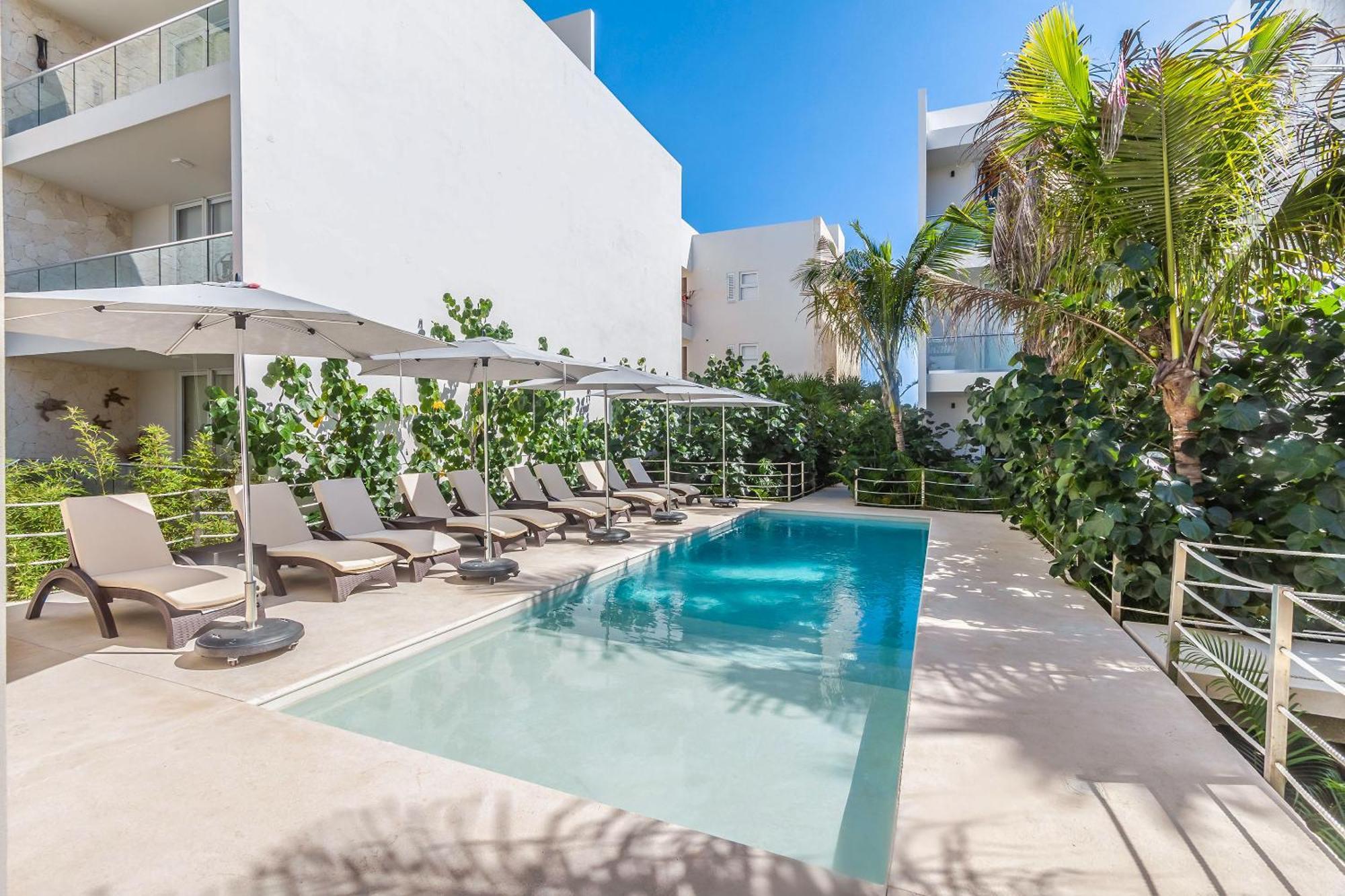 אקומל Santamar By Tao Beach Condos With Pool & Walk To Ocean מראה חיצוני תמונה